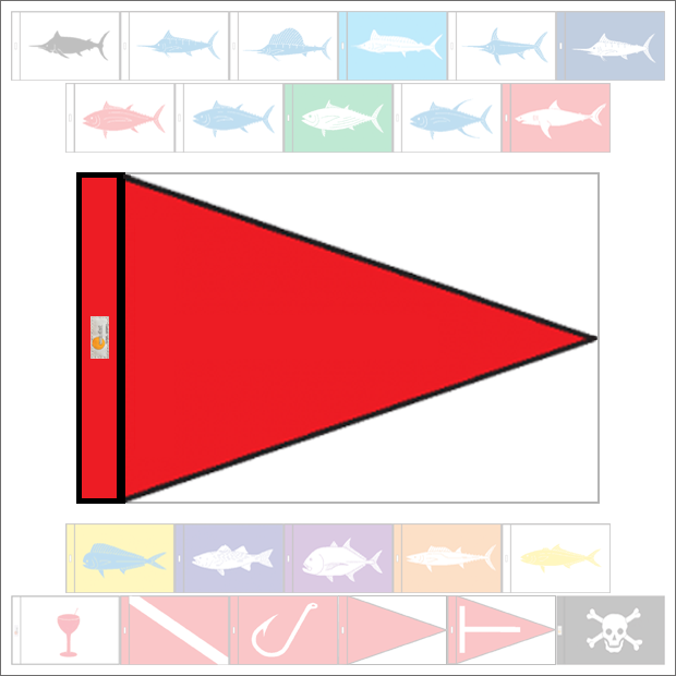 Fish Capture Flags - Fish Release Capture Flag - SunDot Fish Flags