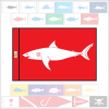 Fish Capture Flags - Shark (Manó) Capture Flag - SunDot Fish Flags
