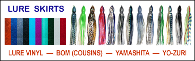 Fishing Lure Skirts – Big Game Sport Fishing Lure Skirts for Trolling Lures